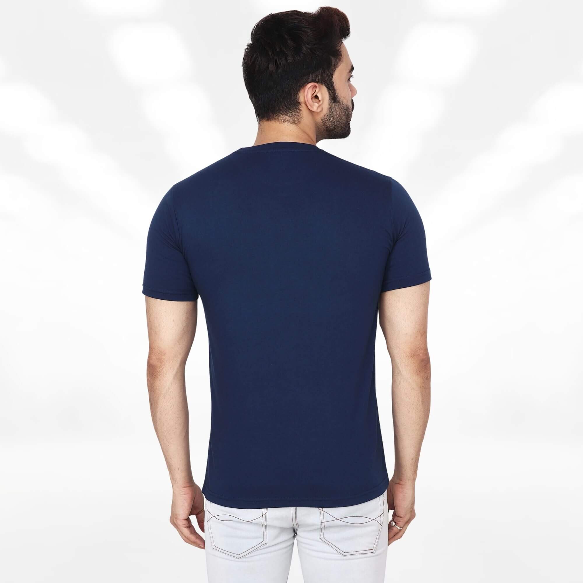 Men's 100% Pure Cotton T-Shirt – Regular Fit | Soft, Breathable & Stylish