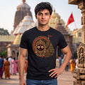 Men's Jagannath Puri Printed Round Neck Regular Fit T-Shirt (180 GSM)