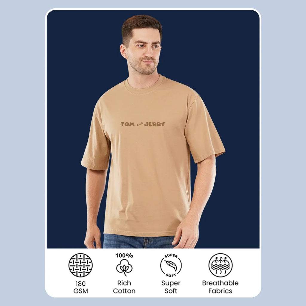 Tom and Jerry Oversized T-Shirt - 100% Rich Cotton Streetwear