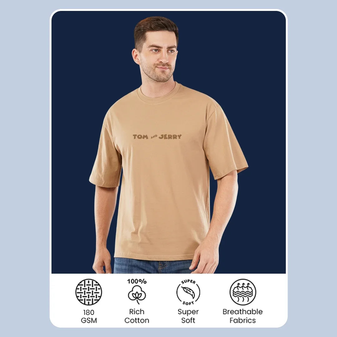 Tom and Jerry Oversized T-Shirt - 100% Rich Cotton Streetwear