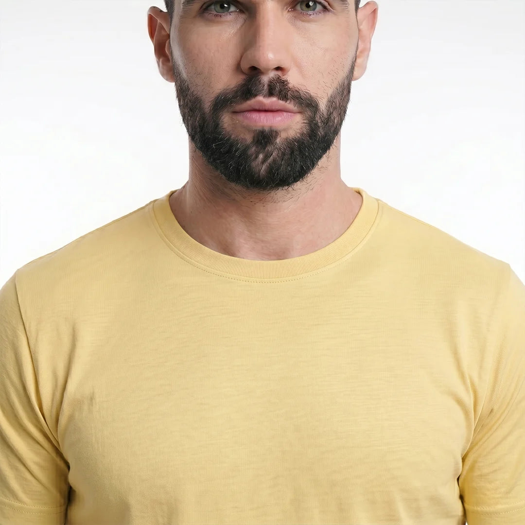 Excello  Pure Cotton Round Neck T-shirt, 180 GSM, Lightweight Premium Feel