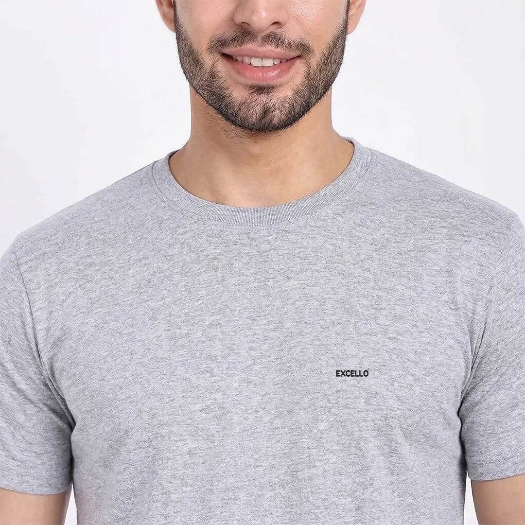 Men's 100% Pure Cotton T-Shirt – Regular Fit | Soft, Breathable & Stylish