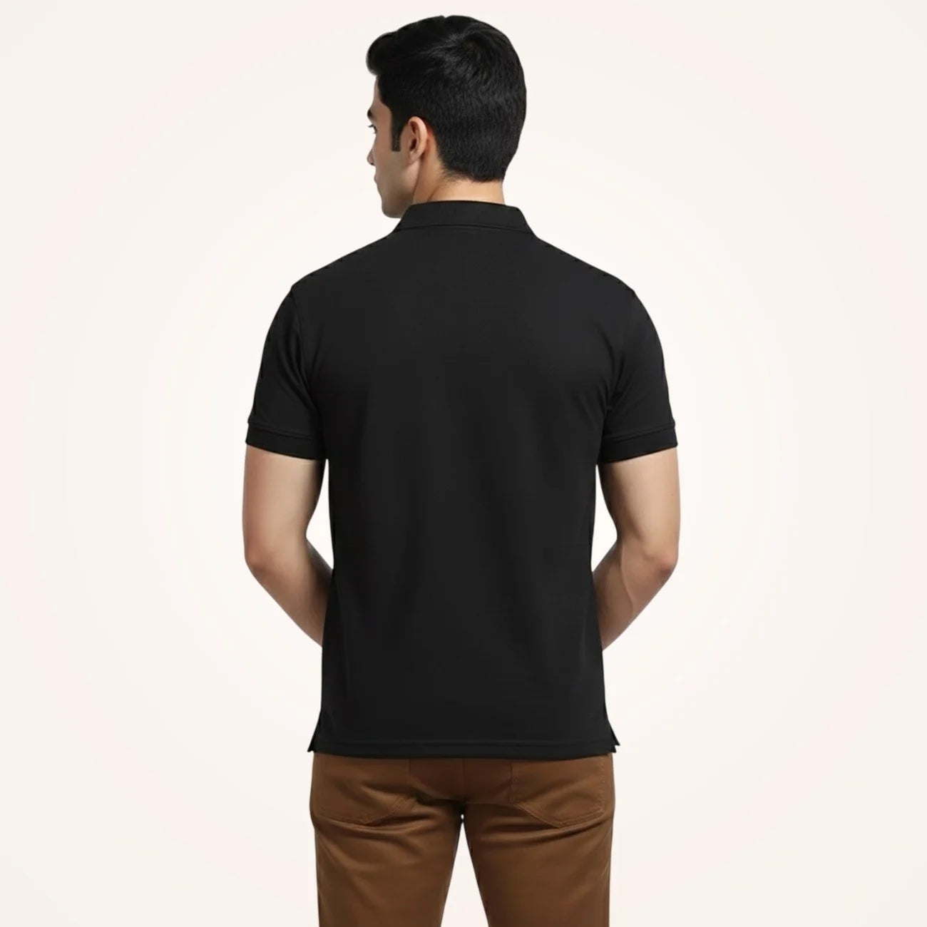 Aeropiq Men’s Premium Polo T-Shirt | 100% Nano Poly with Soft Cotton Feel | 210 GSM Breathable Regular Fit