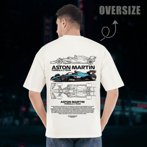 Aston Martin Typography Oversized T-Shirt