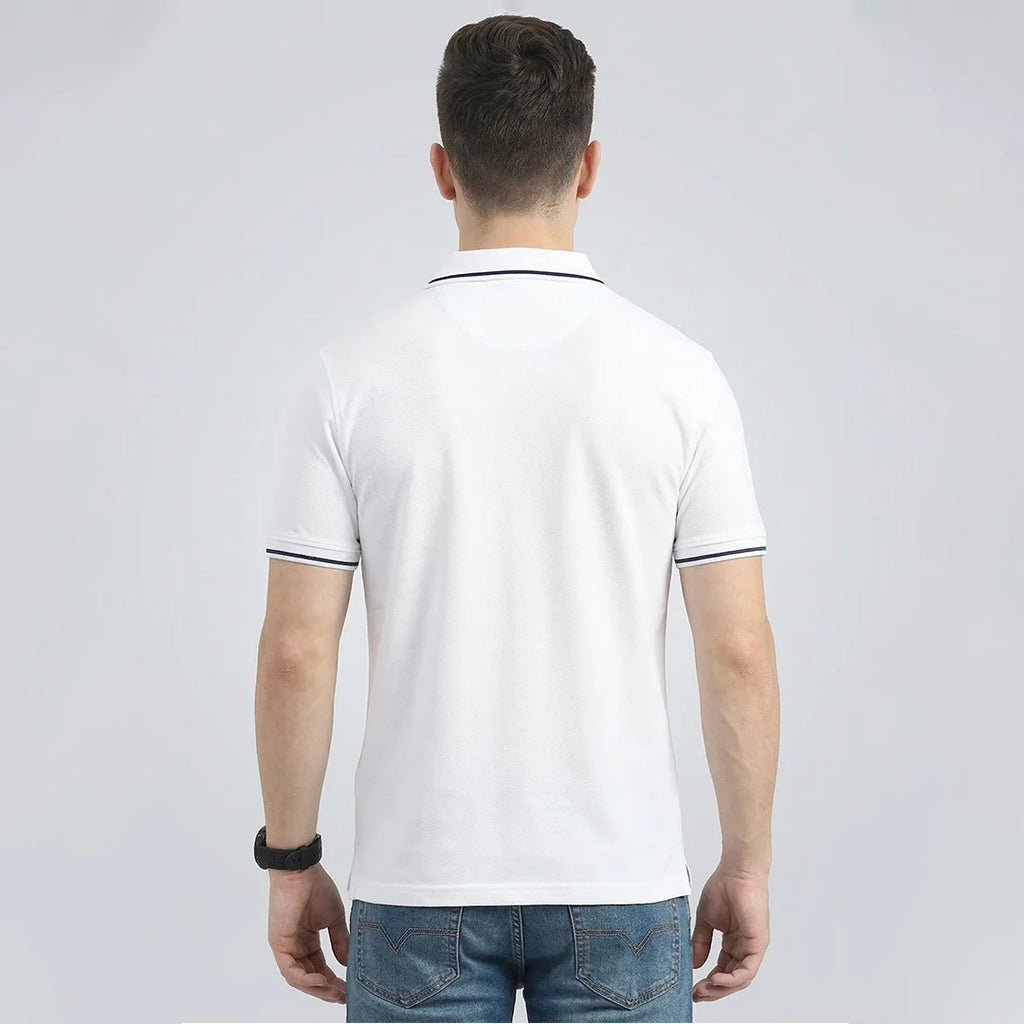 Premium 270 GSM Pure Cotton Biowash Tipping Polo T-Shirt - Heavyweight & Breathable
