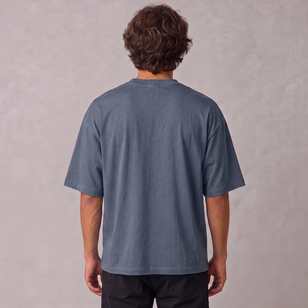 Mahadev Trishul Drop Shoulder T-Shirt | Heavyweight 240 GSM Pure Cotton