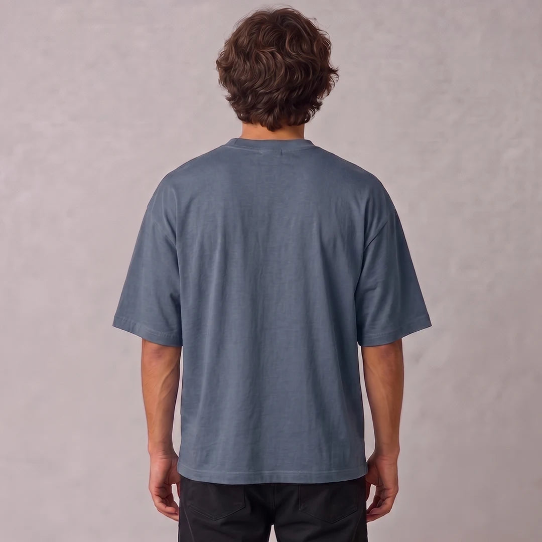 Mahadev Trishul Drop Shoulder T-Shirt | Heavyweight 240 GSM Pure Cotton