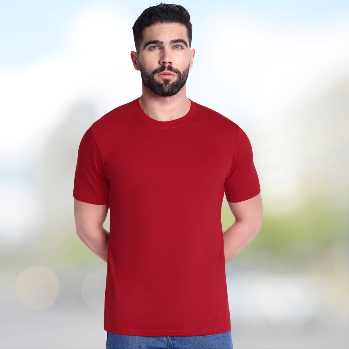 Excello  Pure Cotton Round Neck T-shirt, 180 GSM, Lightweight Premium Feel