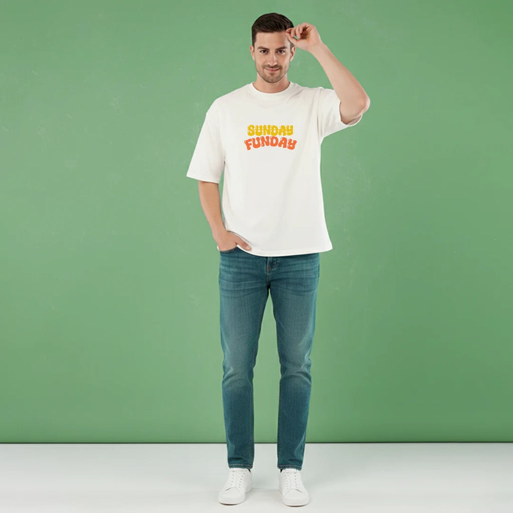 Oversized Graphic T-Shirt - 100% Pure Cotton 220 GSM Heavyweight Streetwear Tee