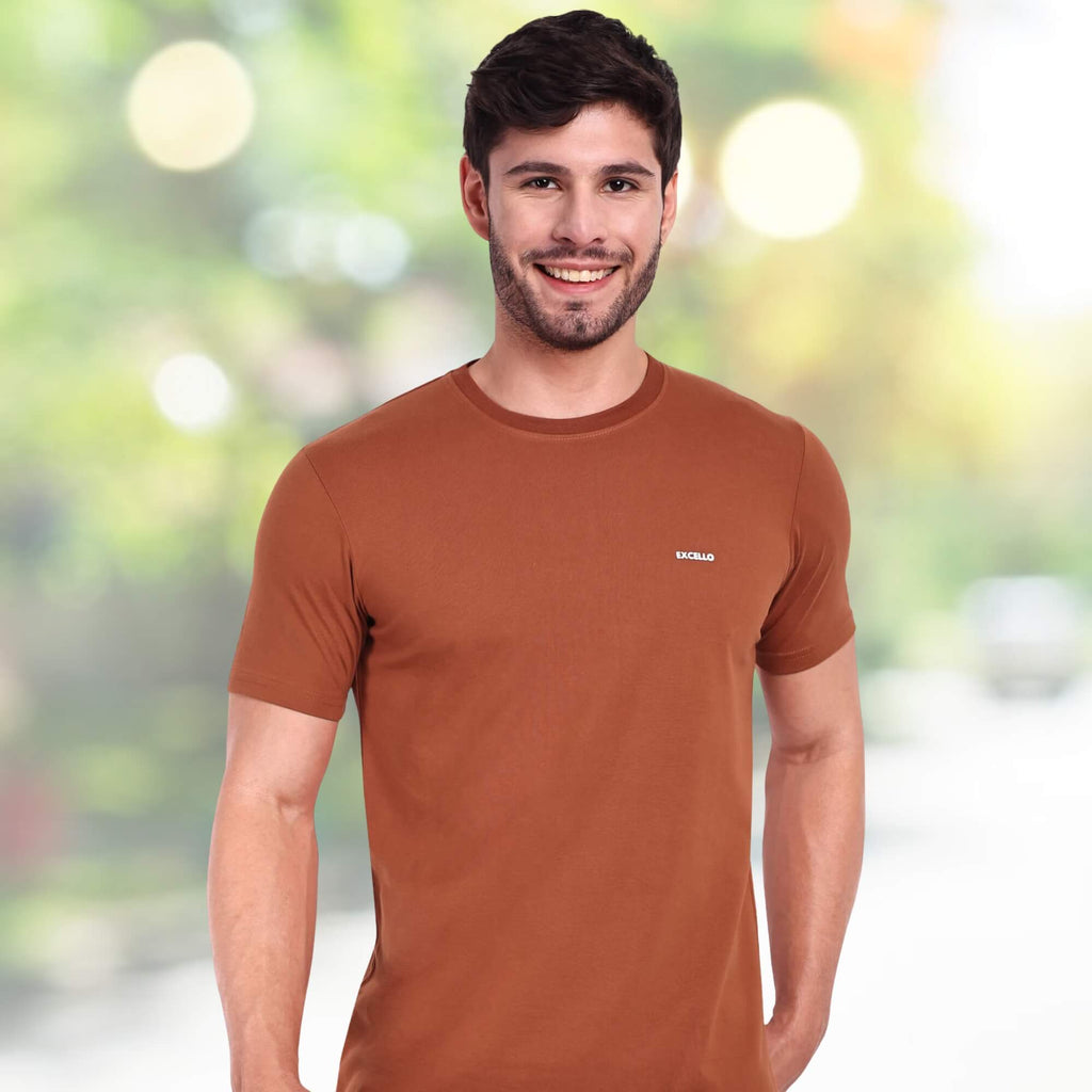 Men's 100% Pure Cotton T-Shirt – Regular Fit | Soft, Breathable & Stylish