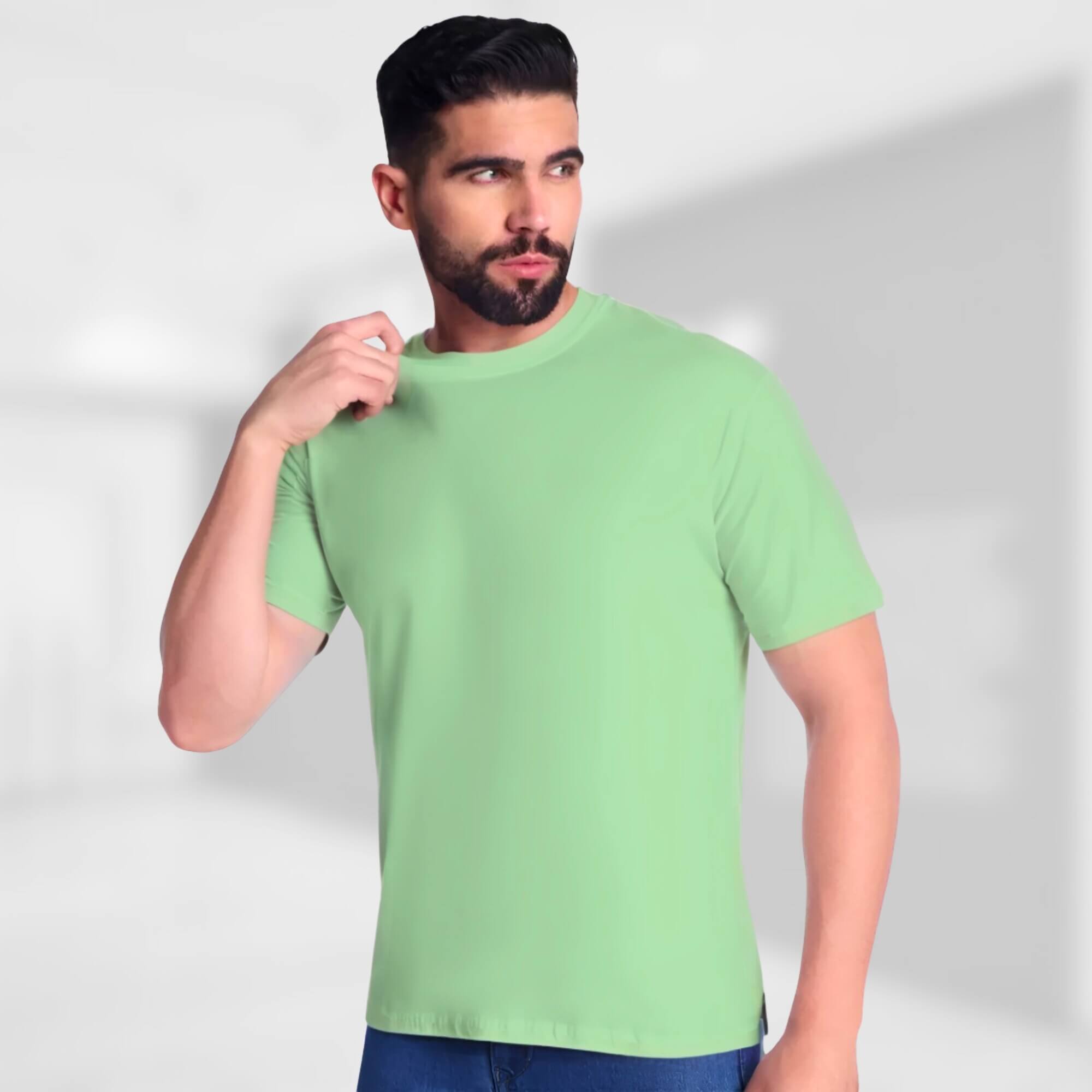 Excello  Pure Cotton Round Neck T-shirt, 180 GSM, Lightweight Premium Feel