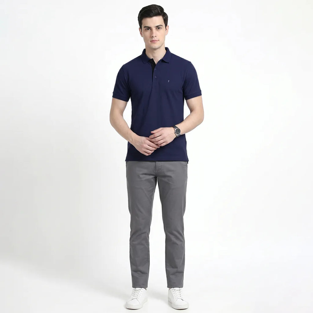 Men's Aeropiq Performance Polo – Wrinkle-Free Sustainable Nano Poly T-Shirt with Cotton-Like Feel