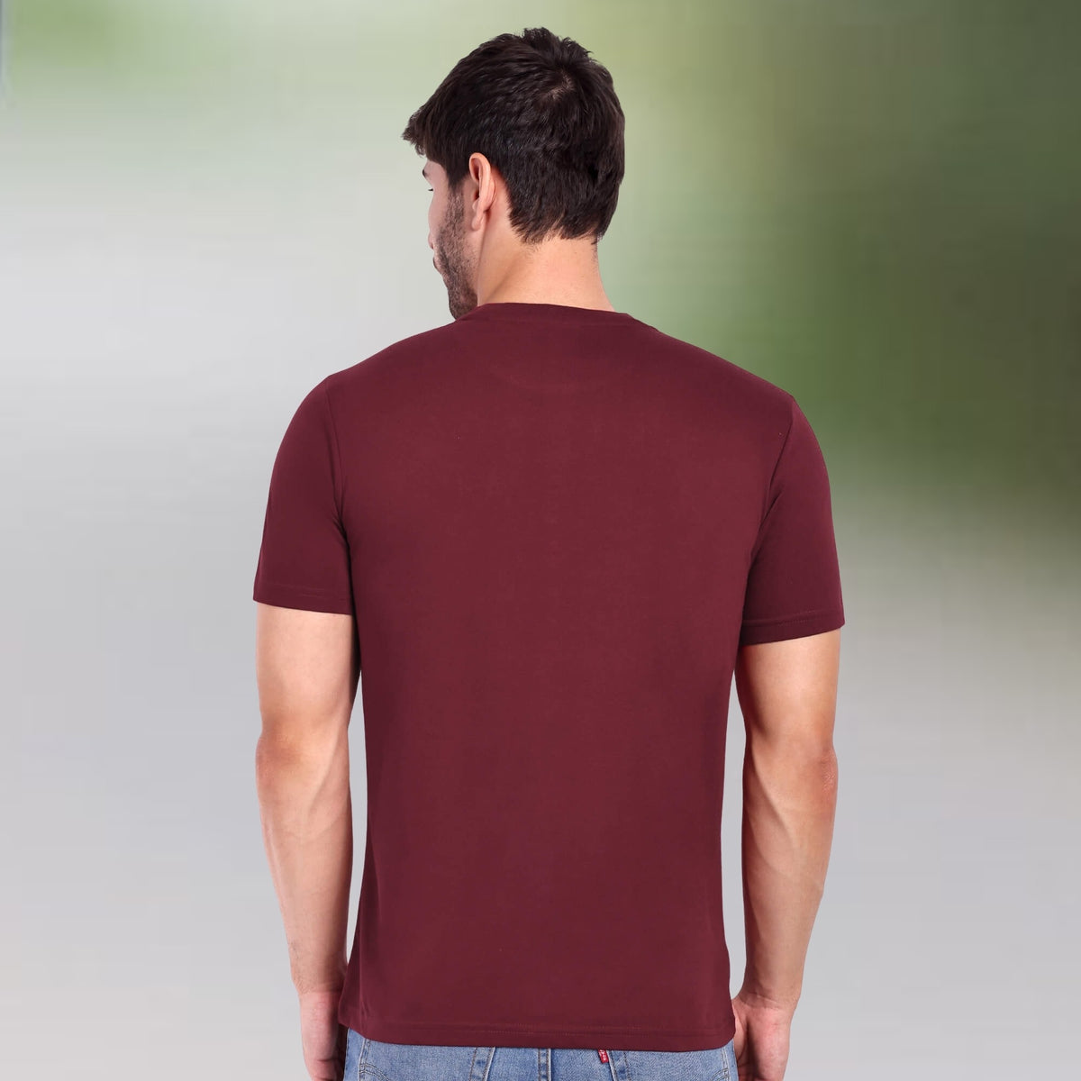 Men's 100% Pure Cotton T-Shirt – Regular Fit | Soft, Breathable & Stylish