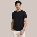 Premium Pure Cotton 180 GSM Regular Fit Round Neck T-Shirt – Double Bio-Washed Luxury Comfort