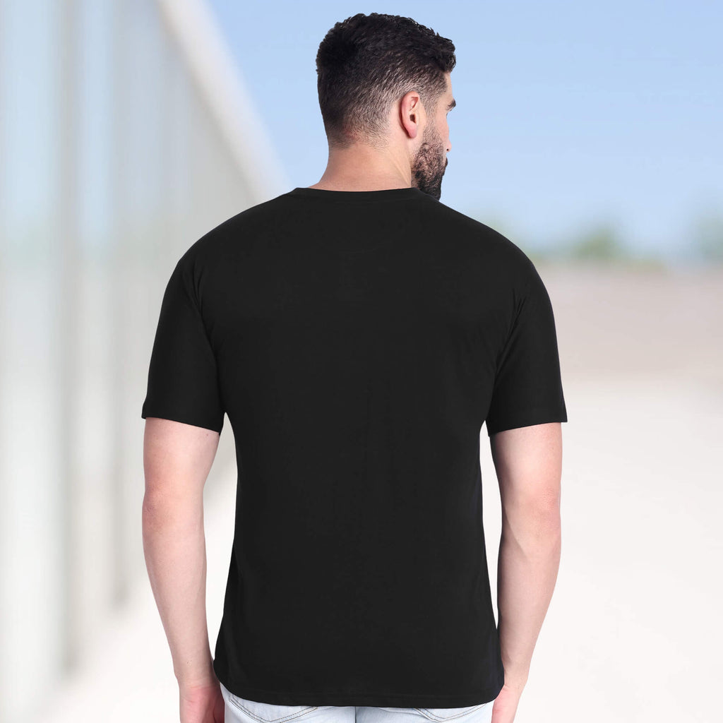 Excello  Pure Cotton Round Neck T-shirt, 180 GSM, Lightweight Premium Feel
