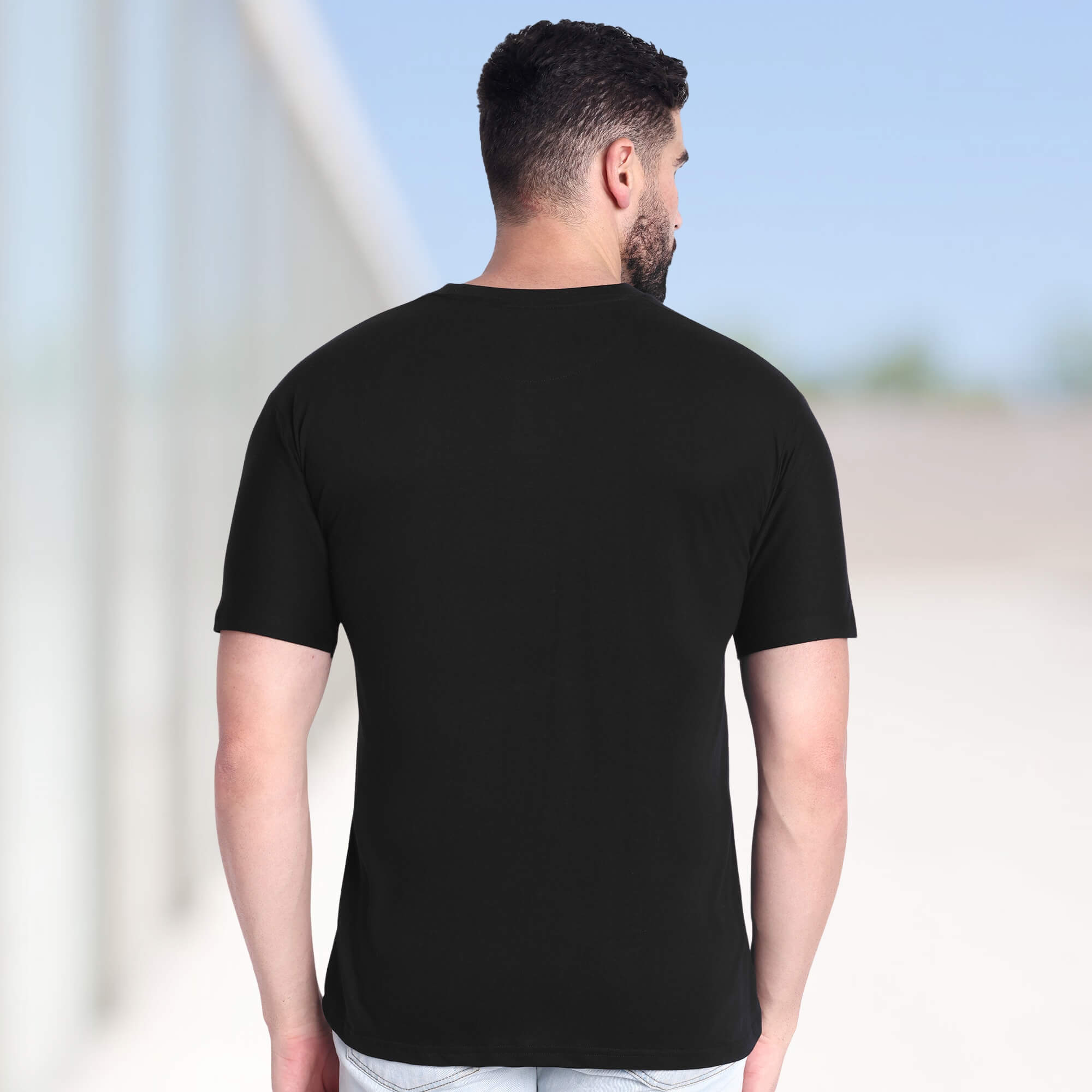 Excello  Pure Cotton Round Neck T-shirt, 180 GSM, Lightweight Premium Feel