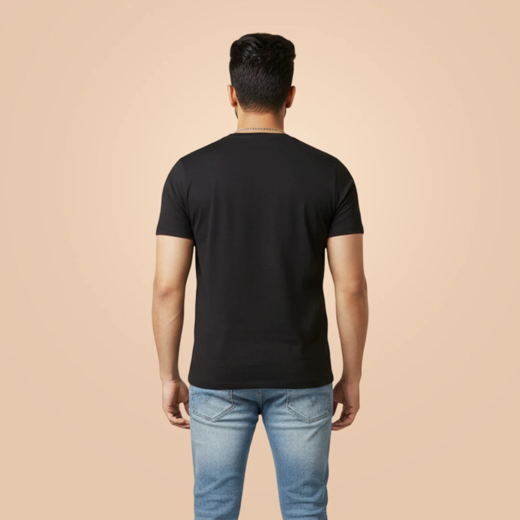 Premium Men’s Eco-Blend T-Shirt | Classic Regular Fit & Sustainable 180 GSM Fabric