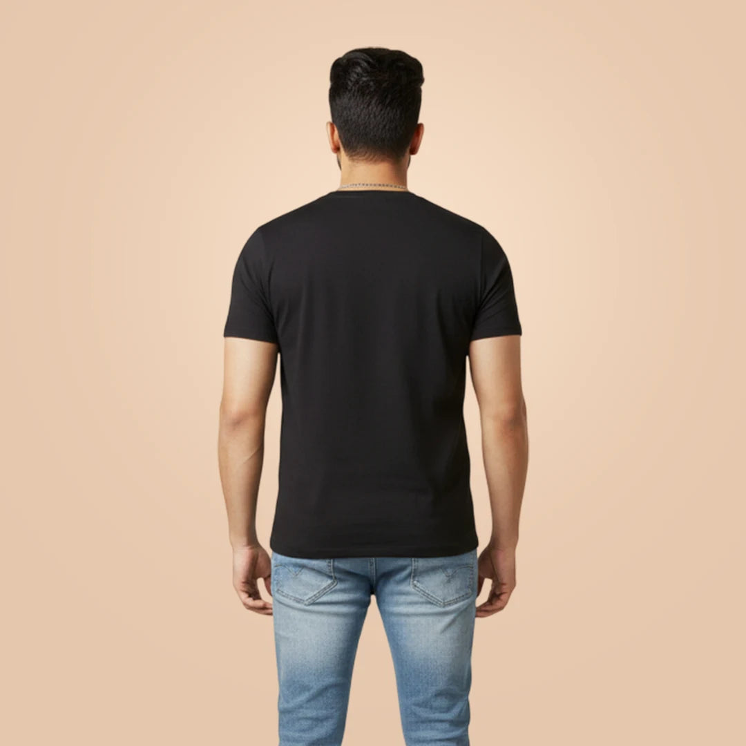 Premium Men’s Eco-Blend T-Shirt | Classic Regular Fit & Sustainable 180 GSM Fabric