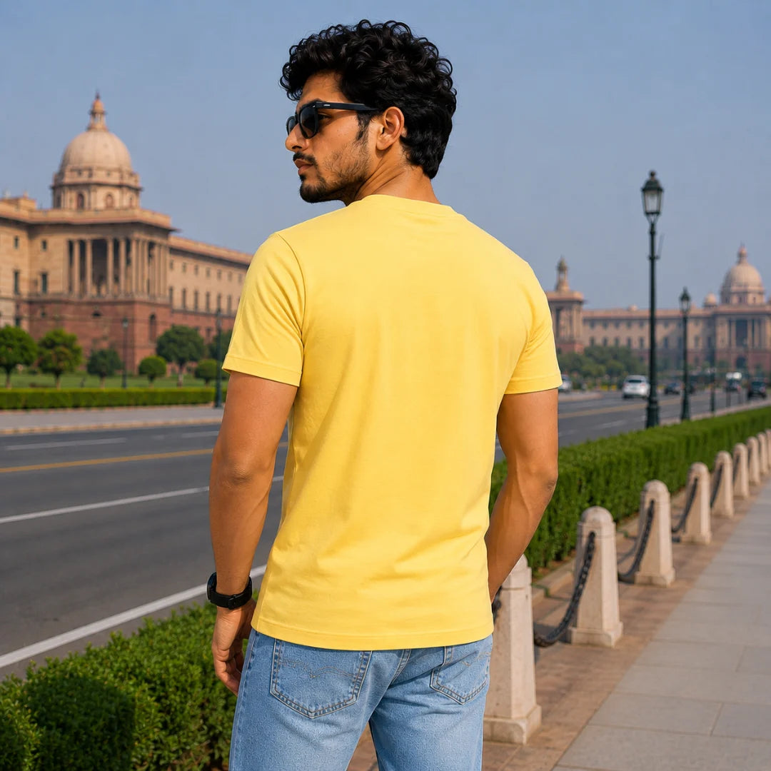 India Independence Edition Graphic T-Shirt | 180 GSM Pure Cotton, Regular Fit