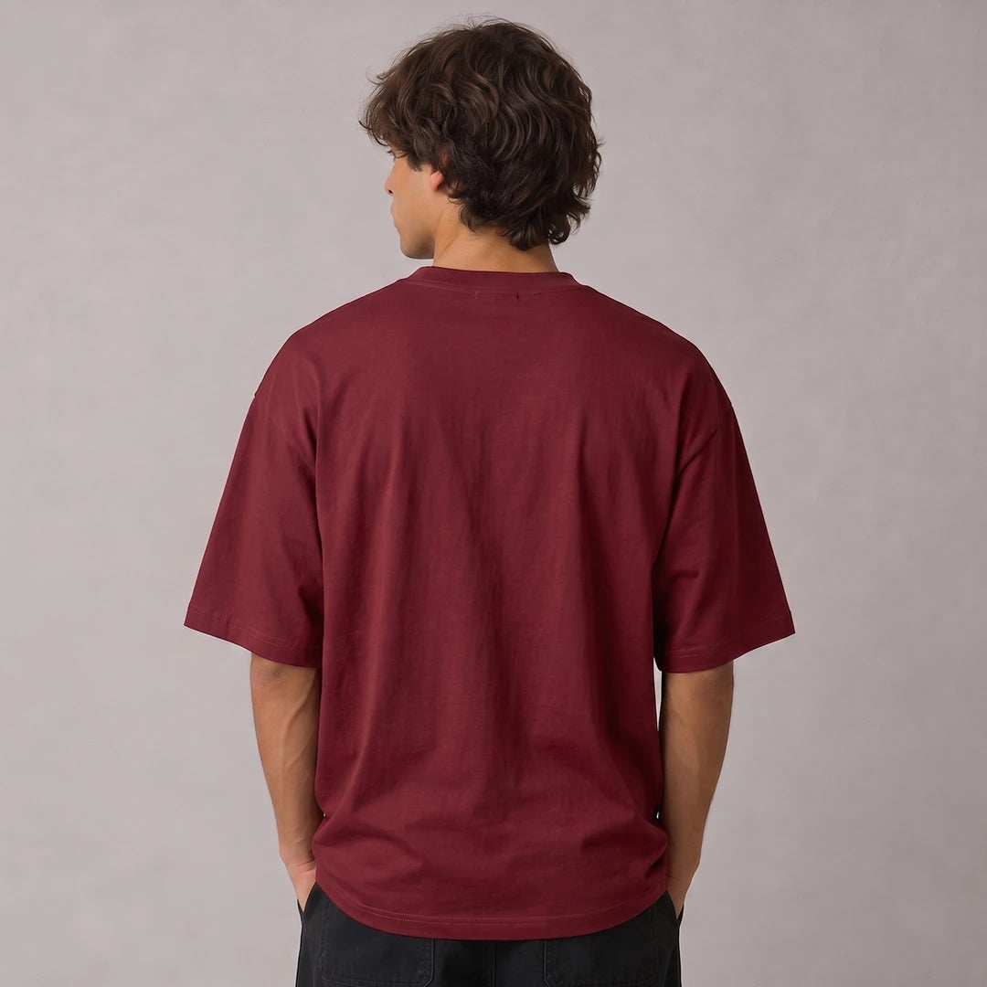 Mahadev Trishul Drop Shoulder T-Shirt | Heavyweight 240 GSM Pure Cotton