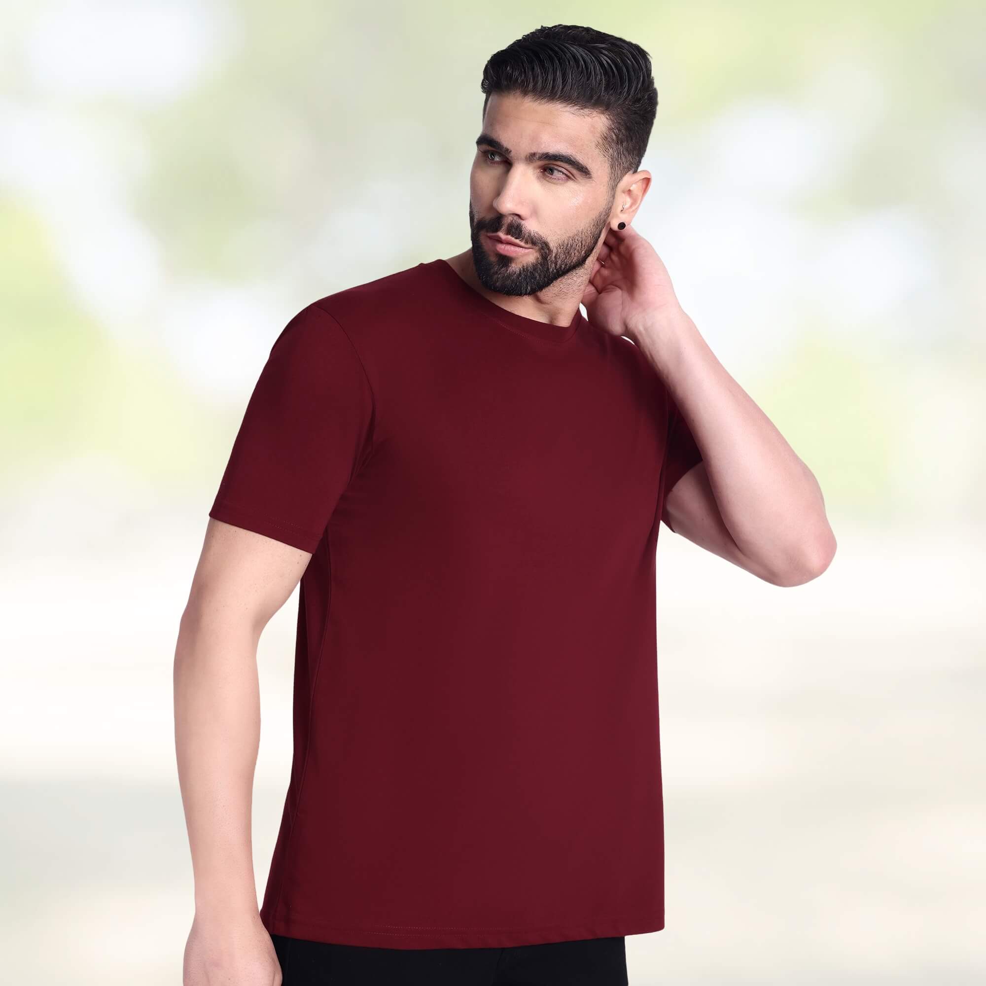 Excello  Pure Cotton Round Neck T-shirt, 180 GSM, Lightweight Premium Feel