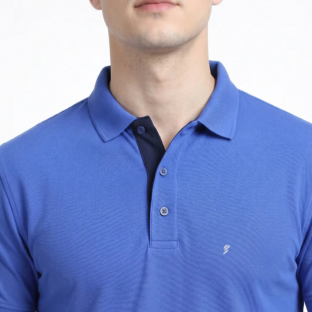 Men's Aeropiq Performance Polo – Wrinkle-Free Sustainable Nano Poly T-Shirt with Cotton-Like Feel