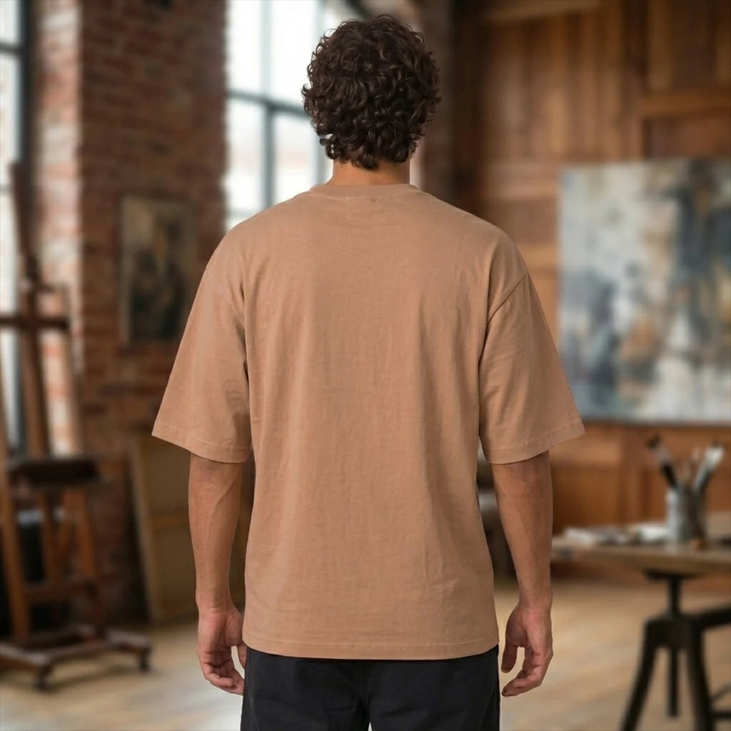 Excello Premium Oversized Graphic T-Shirt | 240 GSM Pure Cotton | Be A Leader