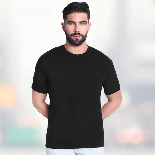Excello  Pure Cotton Round Neck T-shirt, 180 GSM, Lightweight Premium Feel