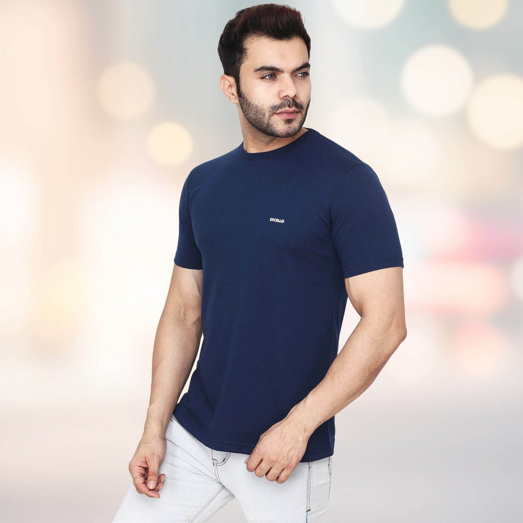 Men's 100% Pure Cotton T-Shirt – Regular Fit | Soft, Breathable & Stylish
