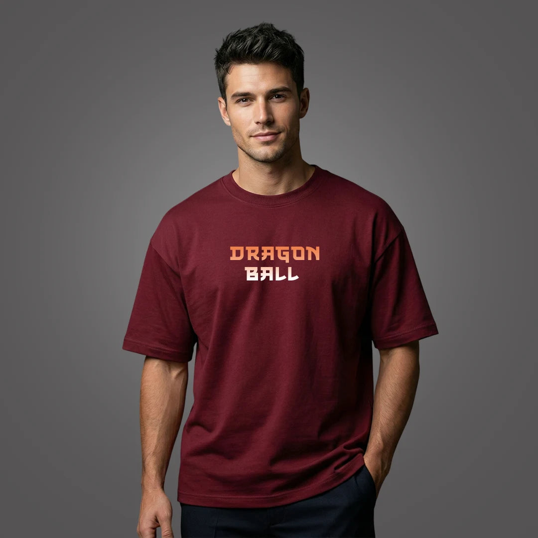 "Goku Urban Legend" Anime Oversized T-Shirt – Wine