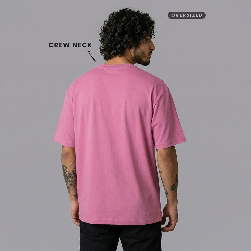 Premium Oversized Heavyweight T-Shirt - 240 GSM 100% Organic Cotton Bio-Washed Streetwear Tee