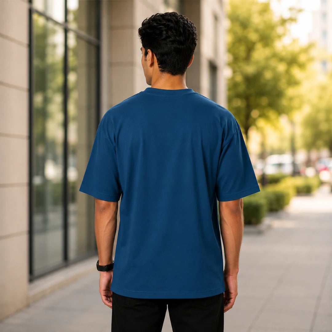 Indian Patriot Jai Hind Graphic Oversized T-Shirt - Heavyweight 240 GSM