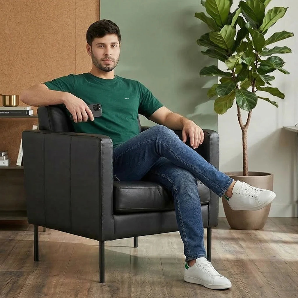 Men's 100% Pure Cotton T-Shirt – Regular Fit | Soft, Breathable & Stylish