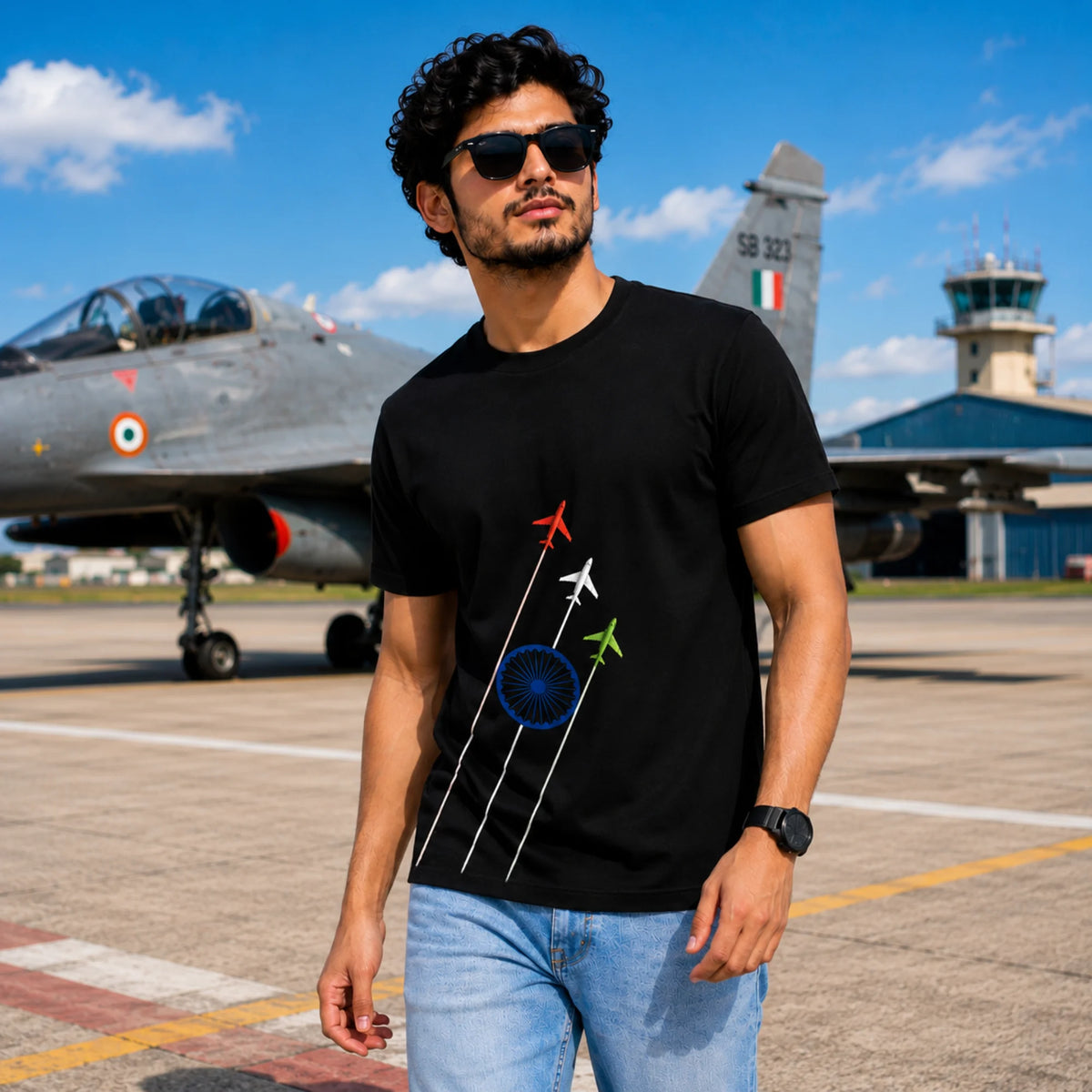 Premium India Independence Edition Graphic T-Shirt | 180 GSM Pure Cotton, Regular Fit
