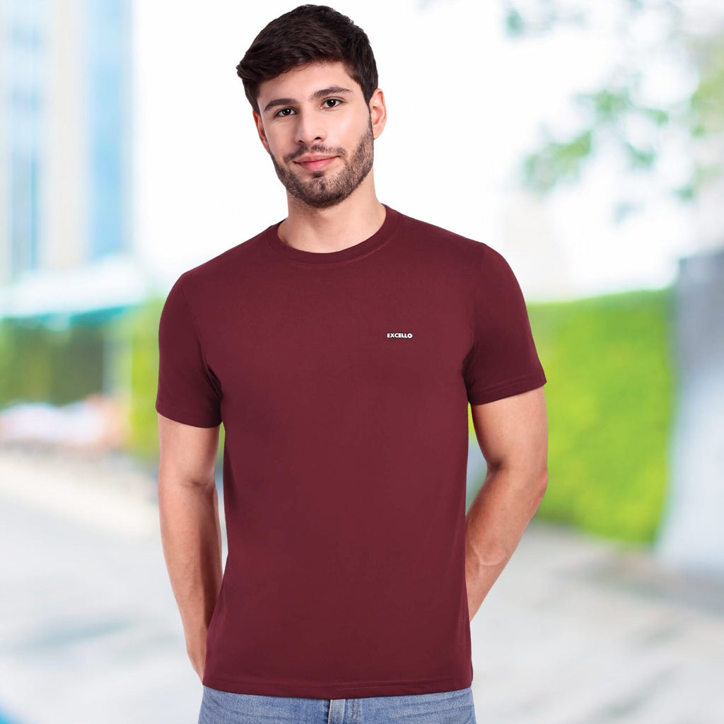 Men's 100% Pure Cotton T-Shirt – Regular Fit | Soft, Breathable & Stylish