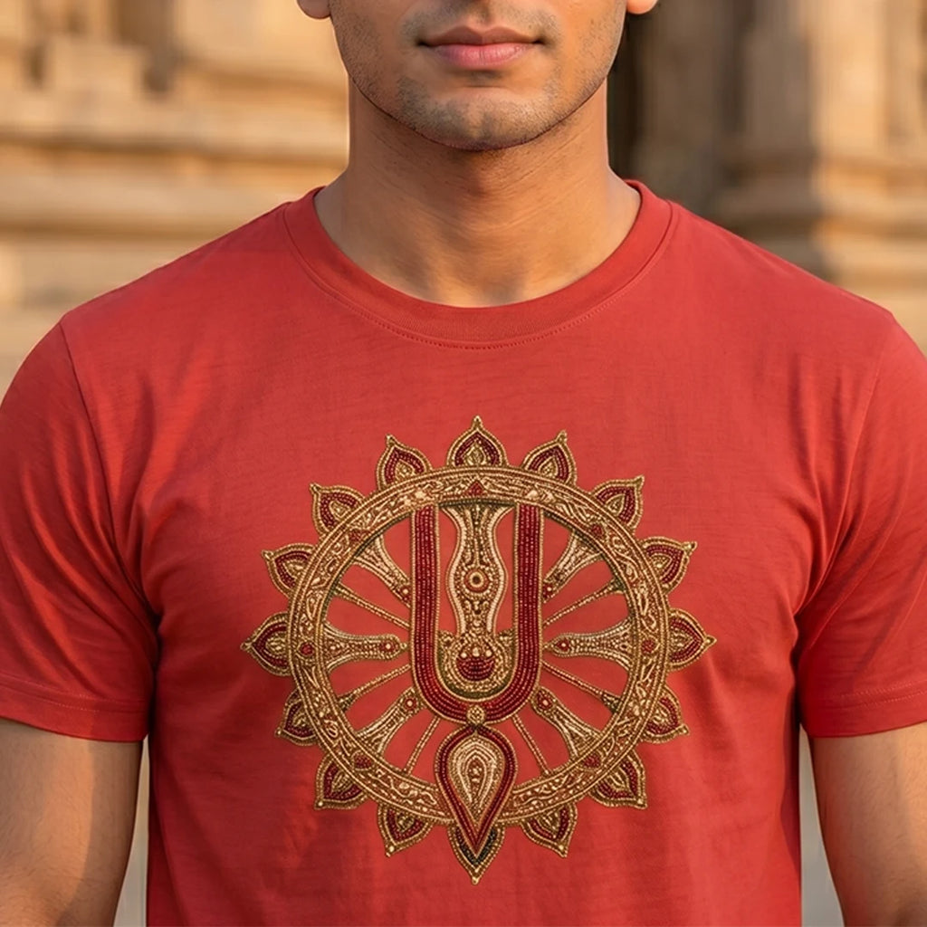 Premium Men's Pure Cotton Jagannath Puri Rath Yatra Graphic T-Shirt