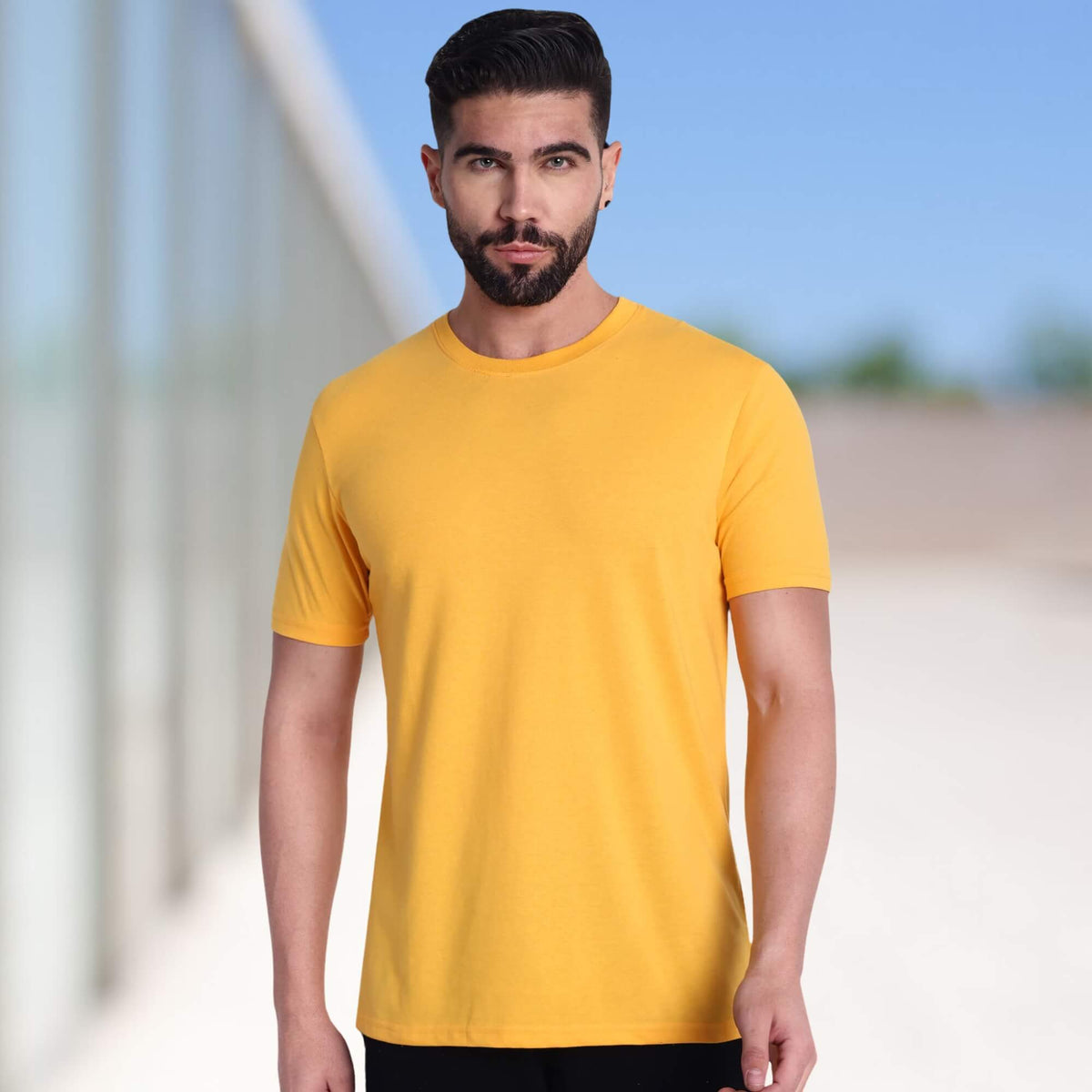 Excello  Pure Cotton Round Neck T-shirt, 180 GSM, Lightweight Premium Feel