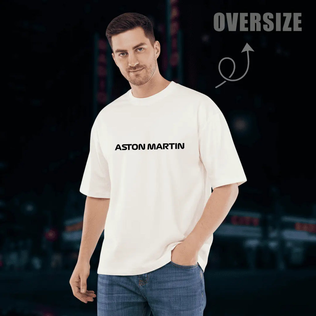 Aston Martin Typography Oversized T-Shirt