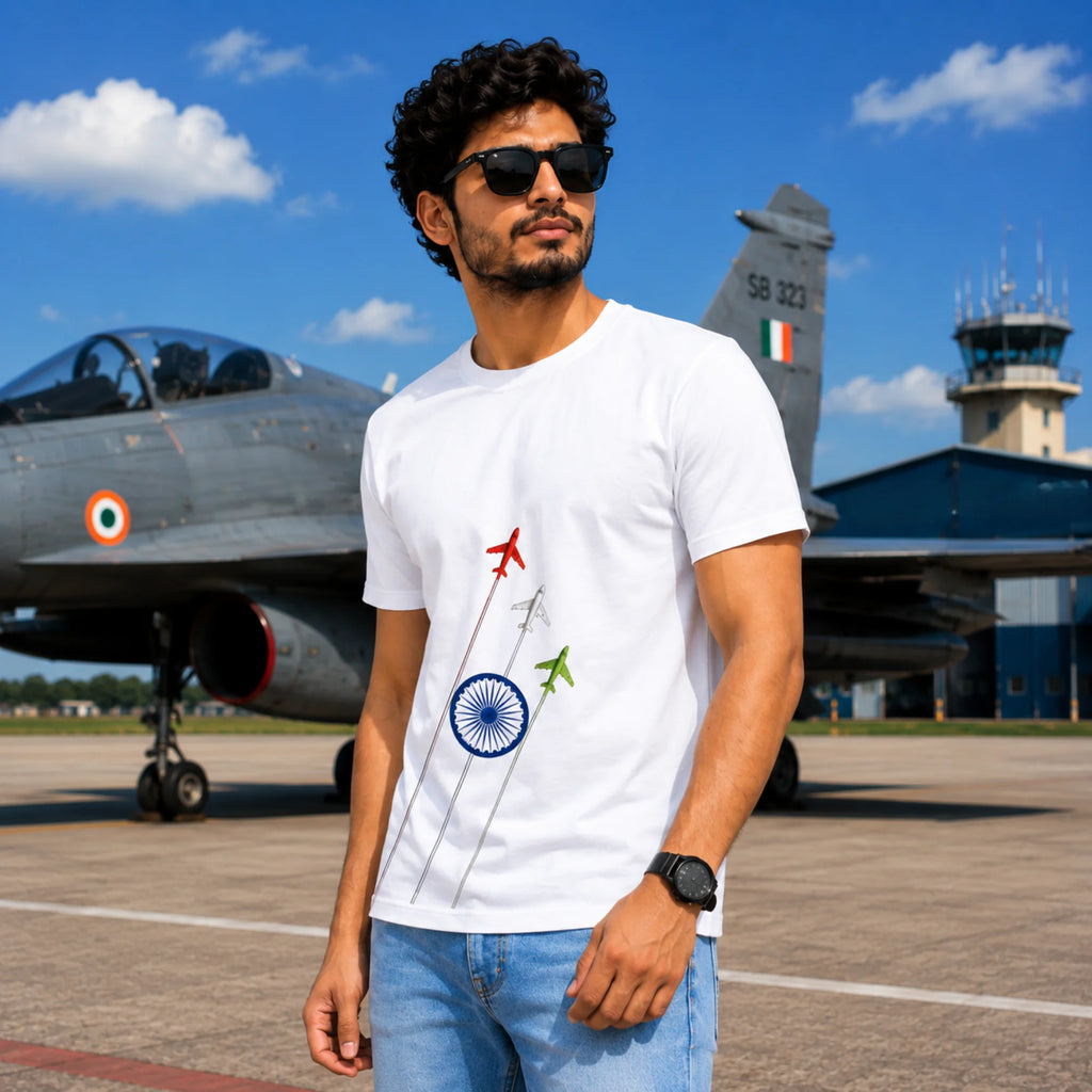 Premium India Independence Edition Graphic T-Shirt | 180 GSM Pure Cotton, Regular Fit