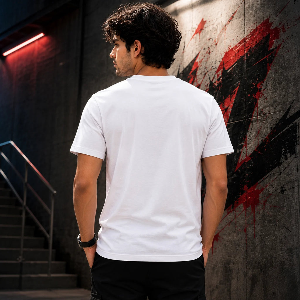 Excello Men's 'Unbreakable Generation Z' Graphic Printed T-Shirt | 180 GSM Pure Cotton Regular Fit