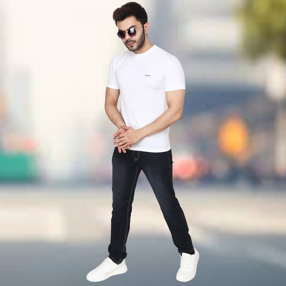 Men's 100% Pure Cotton T-Shirt – Regular Fit | Soft, Breathable & Stylish