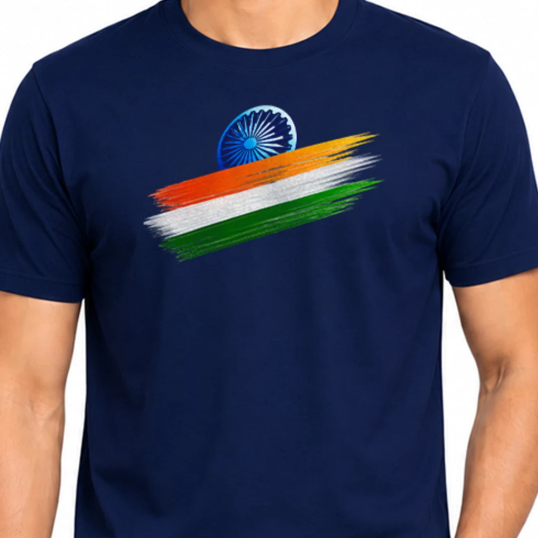 India Independence Edition Graphic T-Shirt | 180 GSM Pure Cotton, Regular Fit