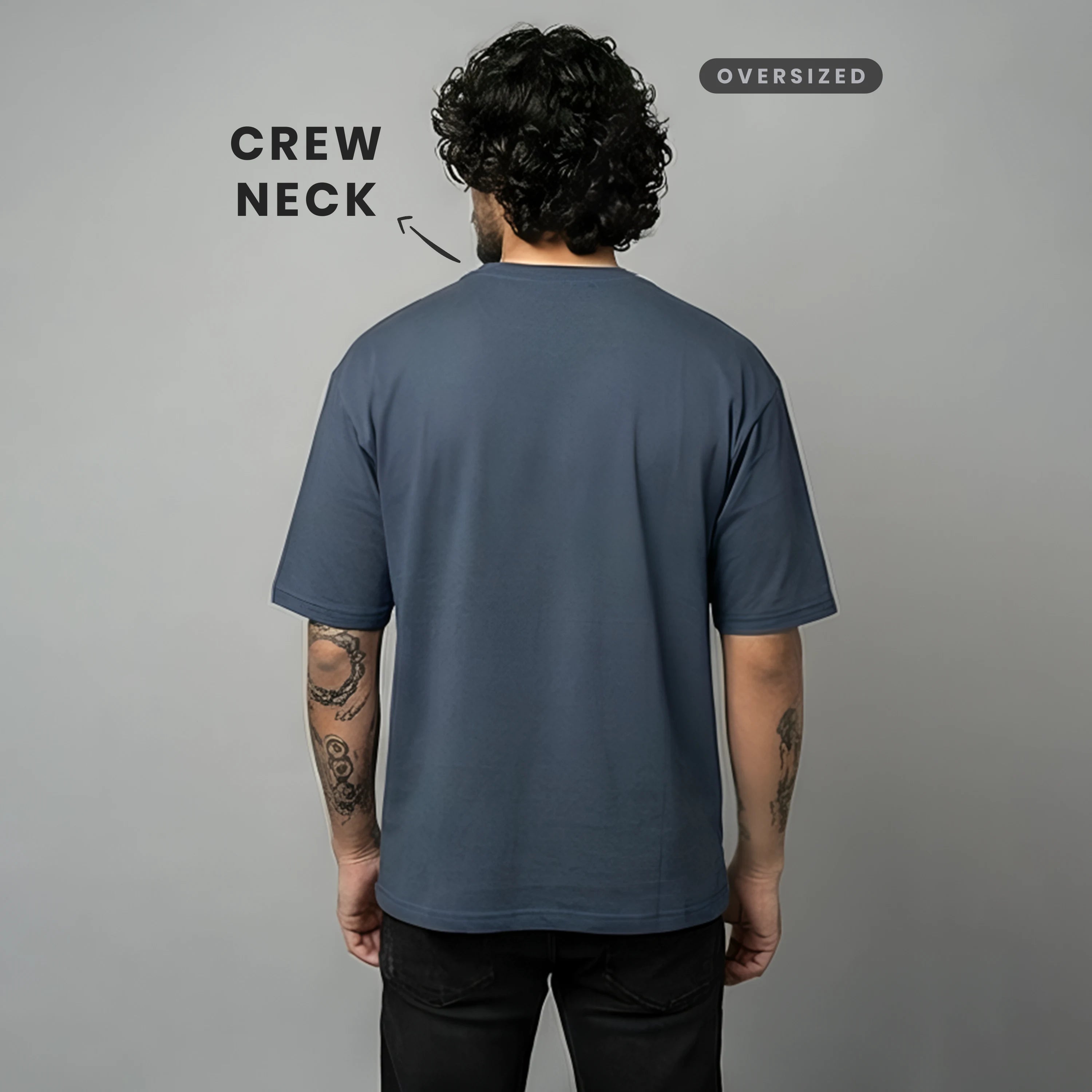 Premium Oversized Heavyweight T-Shirt - 240 GSM 100% Organic Cotton Bio-Washed Streetwear Tee