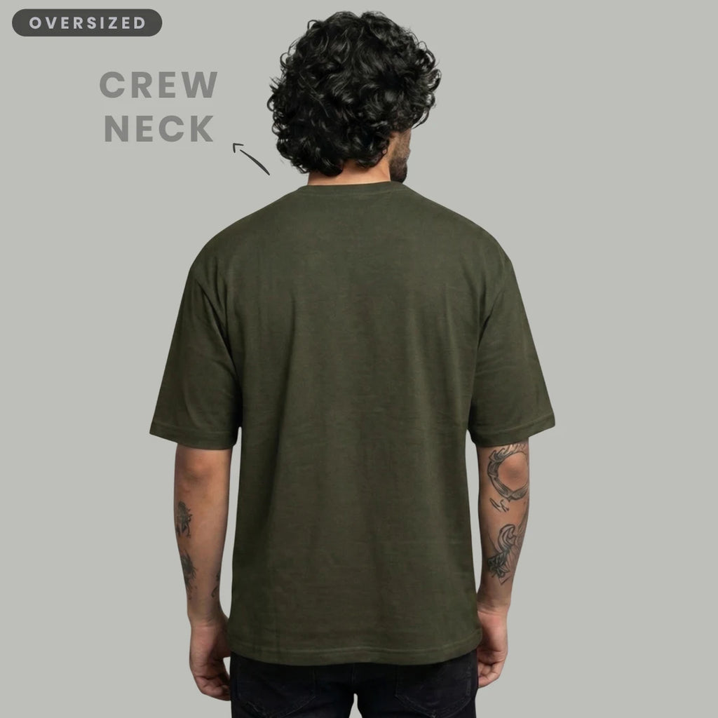 Premium Oversized Heavyweight T-Shirt - 240 GSM 100% Organic Cotton Bio-Washed Streetwear Tee
