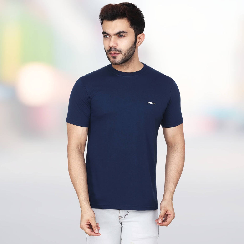 Men's 100% Pure Cotton T-Shirt – Regular Fit | Soft, Breathable & Stylish