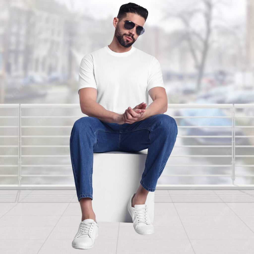 Excello  Pure Cotton Round Neck T-shirt, 180 GSM, Lightweight Premium Feel