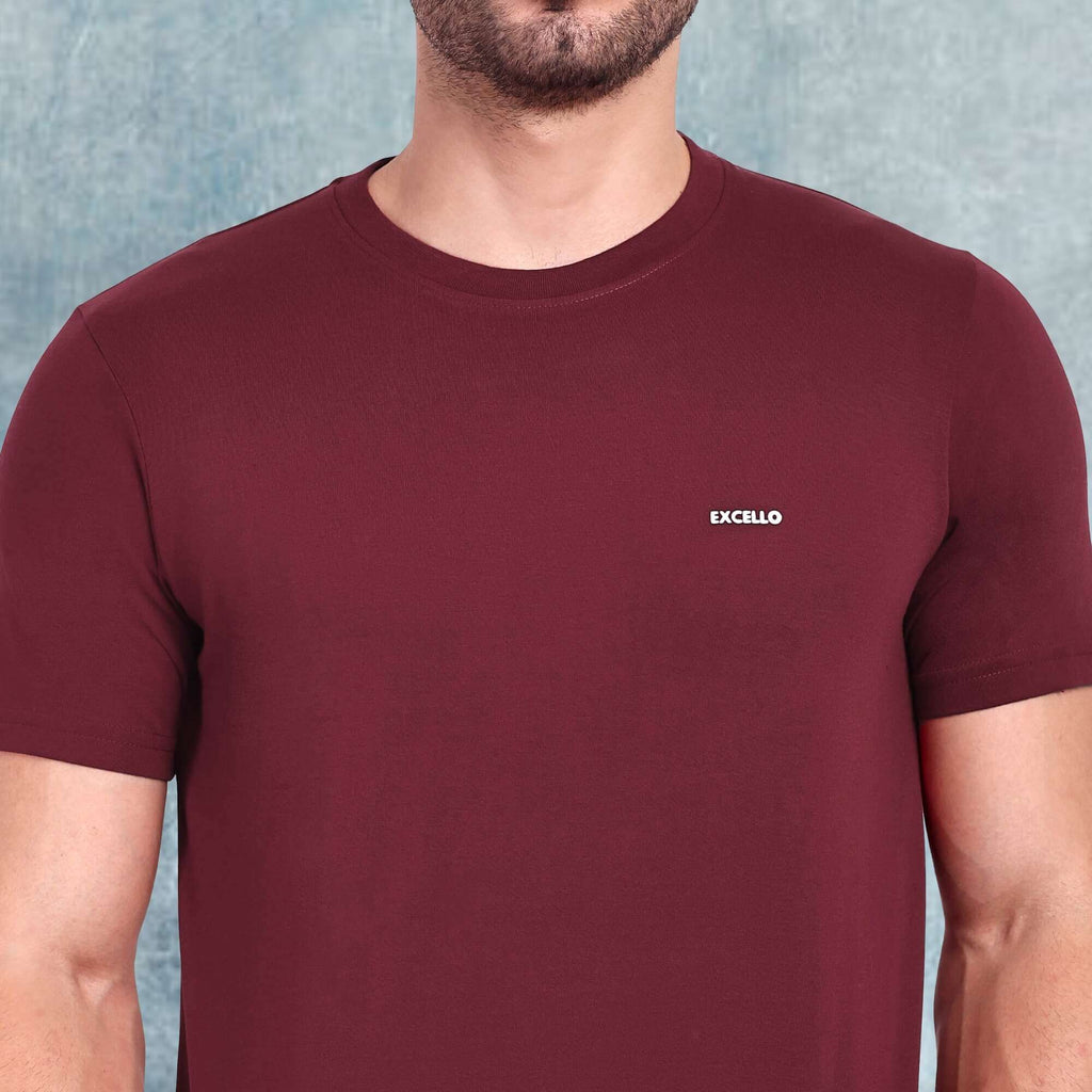 Men's 100% Pure Cotton T-Shirt – Regular Fit | Soft, Breathable & Stylish