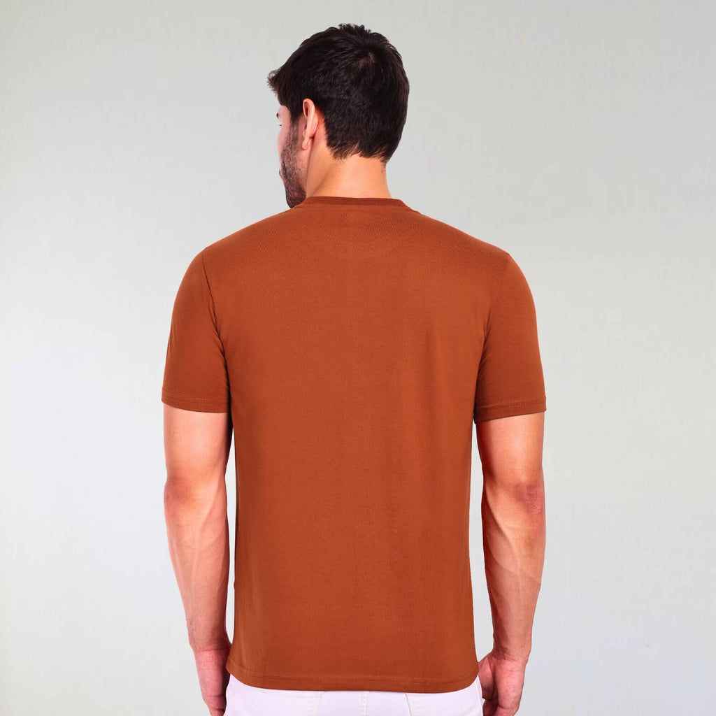 Men's 100% Pure Cotton T-Shirt – Regular Fit | Soft, Breathable & Stylish