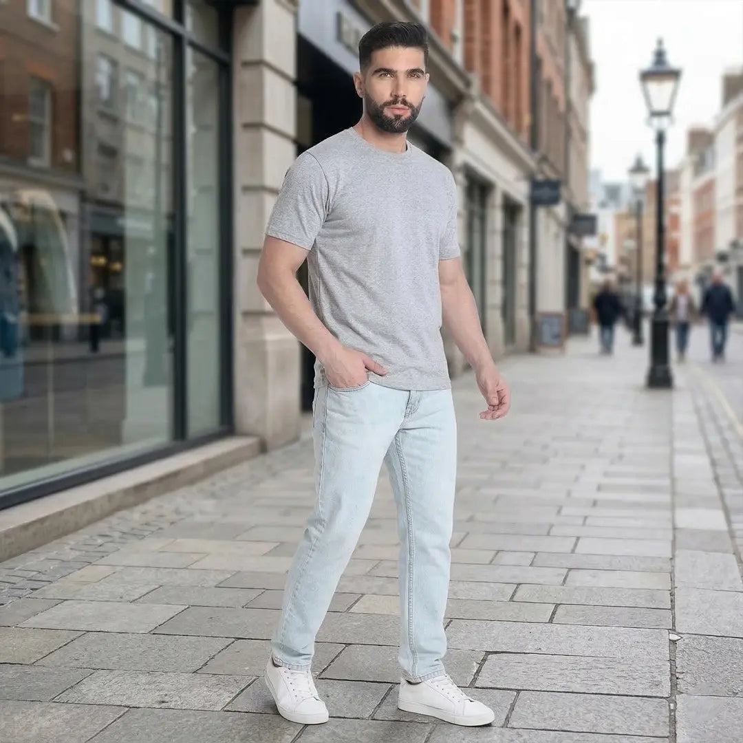 Excello  Pure Cotton Round Neck T-shirt, 180 GSM, Lightweight Premium Feel