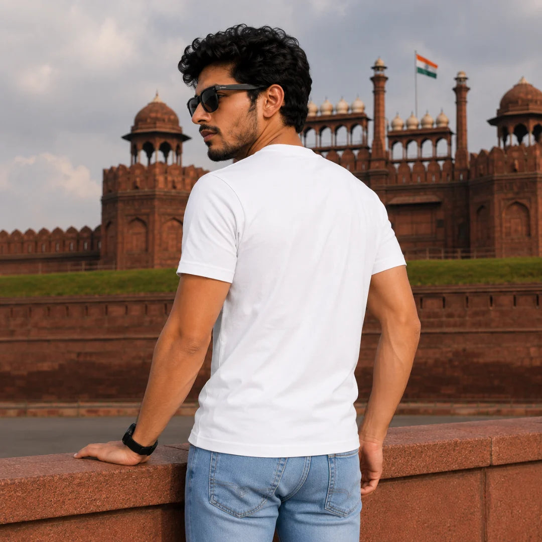 India Independence Edition Graphic T-Shirt | 180 GSM Pure Cotton, Regular Fit
